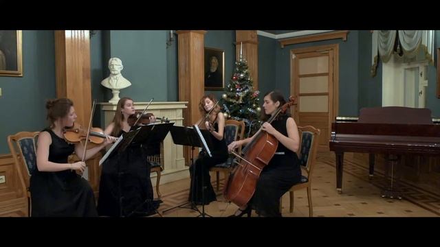 В.А.Моцарт Струнный квартет До-мажор "Диссонанс" 1 часть - EstroQuartet
