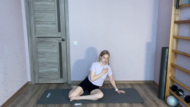 Пилатес. Подготовка к Shoulder brige смотреть онлайн