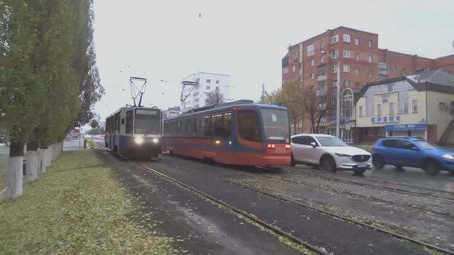 уфимский трамвай (ДЕПО ЗОРИНА ) 1 НОЯБРЯ  2022 электротранспорт