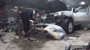HOVER H3 ремонт бампера,востановление пайка своими руками.