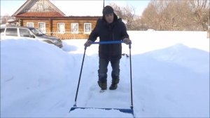 Чудо-скребки для снега на полозьях.