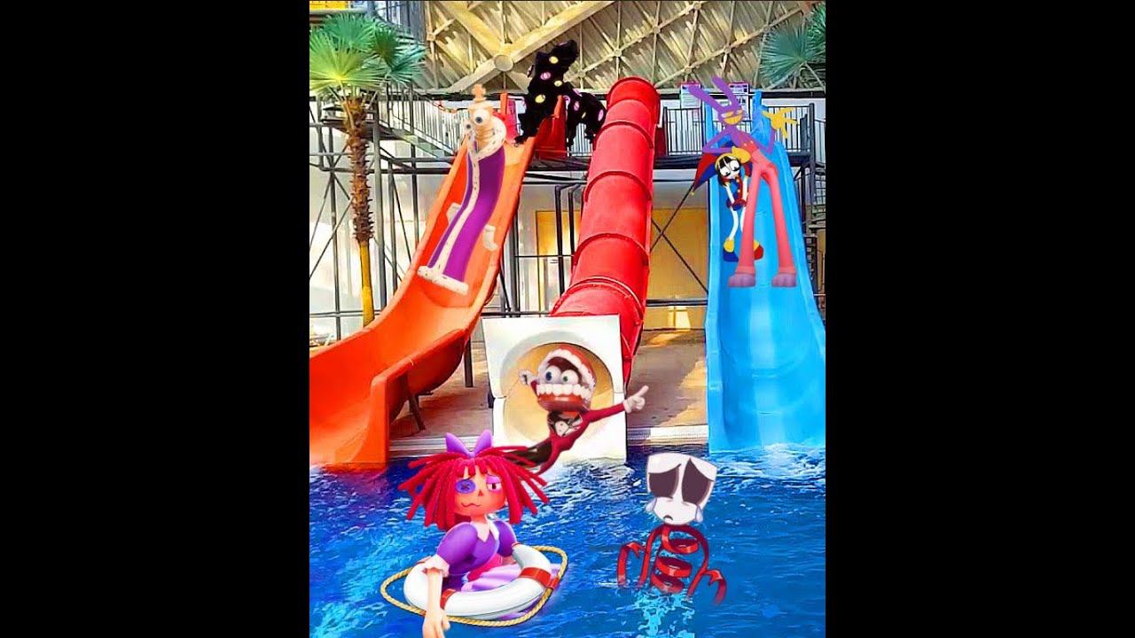 Amazing Digital Circus in the Water Park. #animation #shorts #theamazingdigitalcircus