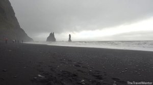 Reynisfjara Black Sand Beach in Vik, Iceland