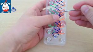 Как плести браслет из резинок "Алмаз". DIY Bracelets!!