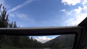 подъем по  перекатам СВП Бриз 380-22S видео / Hovercraft  Breeze аэролодка