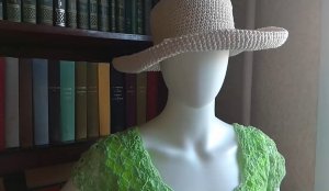 Летняя шляпка из тонкого шнура.Простейший способ вязания