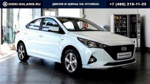 Диски оригинального дизайна на Hyundai Solaris