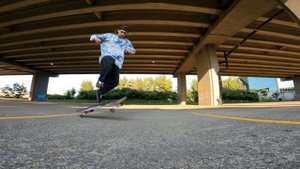 Лонгборд фристайл как он есть | Мои трюки на скейте (Eng sub)