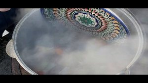 МЯСО БАРАНИНЫ  В ПИВЕ В КАЗАНЕ НА КОСТРЕ