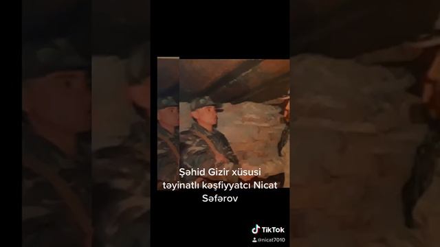 Şəhid Nicat Səfərov XTQ kəşfiyyatcı gizir