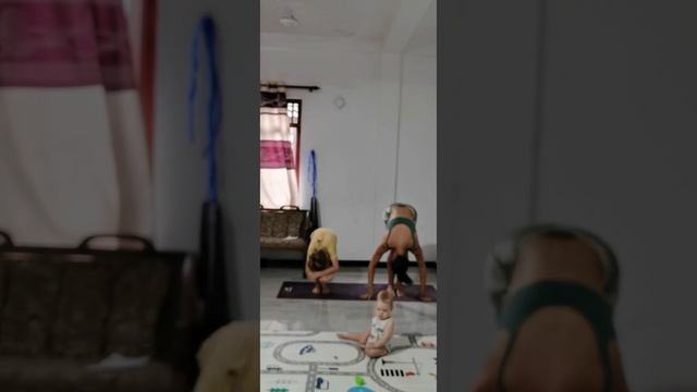 Силовая практика с сыном
