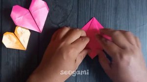 Origami Beating Heart, How to Make an Origami Heart, Origami Easy