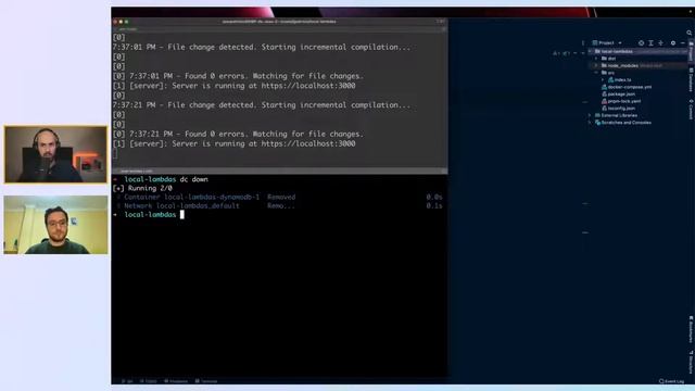 How to locally run AWS Lambdas with NodeJS and DynamoDB смотреть онлайн