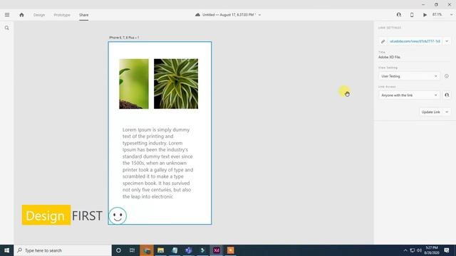 How to use Share (User Testing) Tool in Adobe XD смотреть онлайн