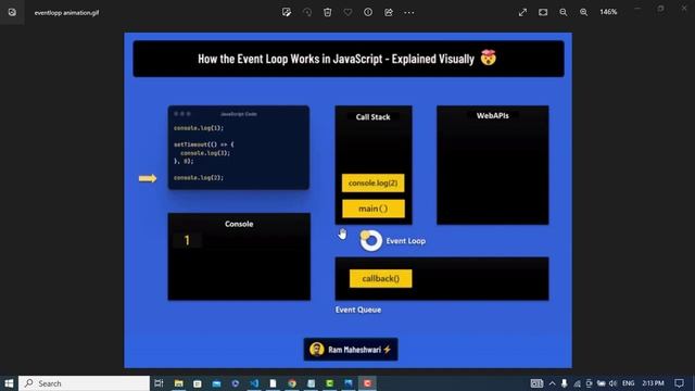 Understand Event Loop in JavaScript Just in 2 Minutes смотреть онлайн