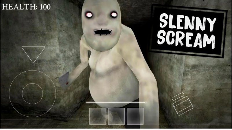 ЖУТКОЕ ЧУЧЕЛО в игре SLENNY SCREAM