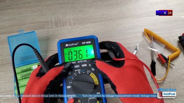 HoldPeak HP-90B обзор цифрового мультиметра
