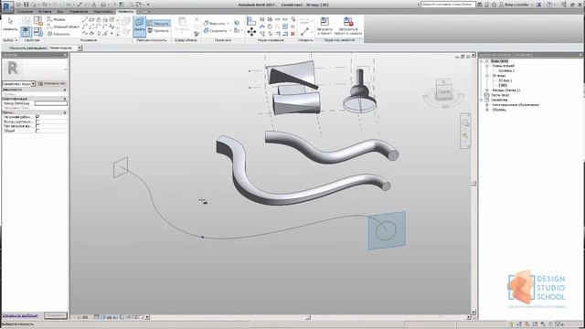 #Revit Базовый курс. Урок 030 - Концептуальные формы