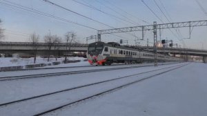 Электропоезд ЭД4М-0444 ЦППК экспресс Москва - Калуга