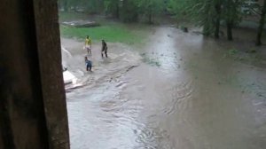 Это нужно видеть!!! Пьяная молодежь купается и ныряет в грязной луже.Часть 2.