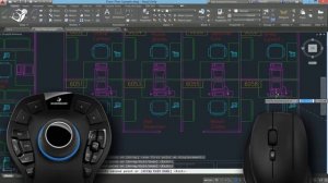 3Dconnexion SpaceMouse and CadMouse in an AutoCAD drawing