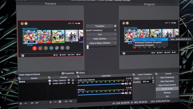 Connect Nintendo Switch to Mac/PC - HDMI to USB Video Capture смотреть онлайн