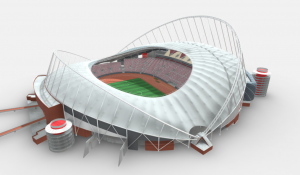 Khalifa International Stadium World cup Qatar в 3D от 1Quad