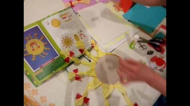 Занятие Аппликация Солнышко смотреть онлайн