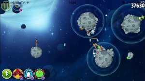 Angry Birds Space 8-36 Beak Impact Walkthrough (3 Stars)