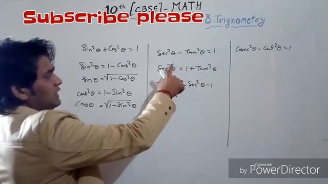Trigonometry 10th cbse board ...Formulas by raja harish chandra