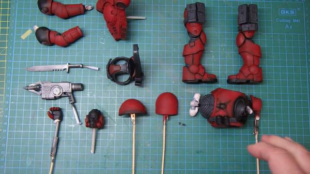 Warhammer 40k Space Marine Artist Proof figure by McFarlane Toys – painting exercise - part 2 смотреть онлайн