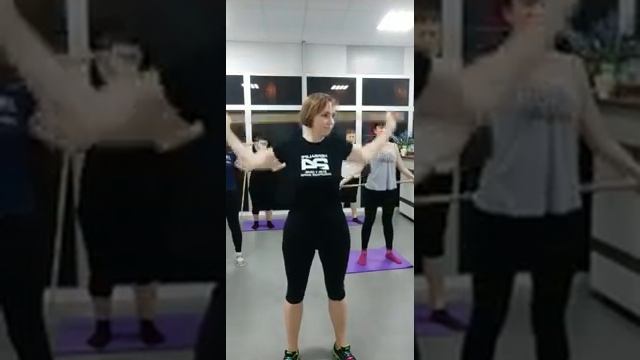 тренировка с гимнастическими палками смотреть онлайн