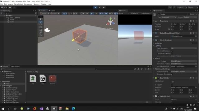 Как сделать физику желе в Unity 3D | Алекс Вайс смотреть онлайн