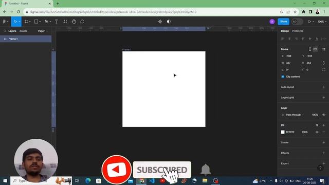 Frame  Selection in Figma | Figma tutorial | figma tutorial for beginners