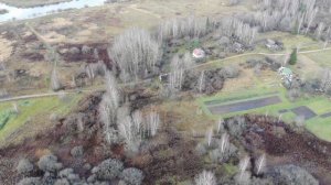 Пушкинские горы с высоты птичьего полета