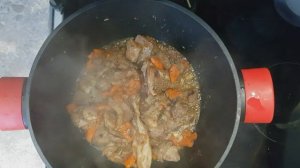 Шурпа в казане из баранины . Вкусно, быстро . Рецепт , как приготовить.