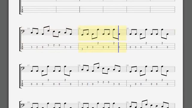 Metallica Seek and Destroy Bass guitar tablature смотреть онлайн