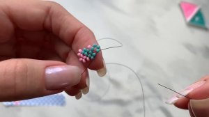 Как сделать парные кольца из бисера