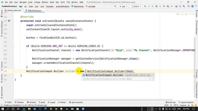 Push Notifications in Android #androidstudio #java #notification #Bangla смотреть онлайн