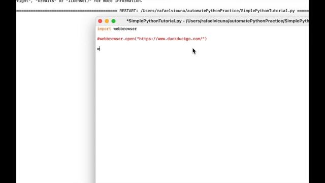 Python - Loading up Websites Using the Webbrowser Module - Easy Tutorial