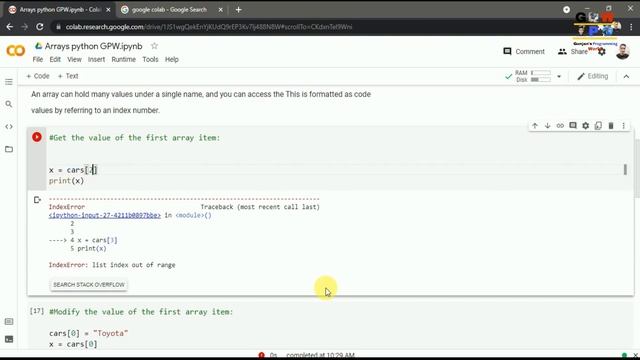 Array in python input from user | introduction to array in python all methods and function in array