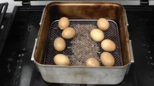 Куриные яйца горячего копчения