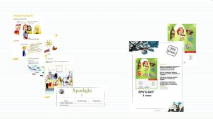 2.Spotlight 3. Starter Unit: Welcome back. Student's Book + Workbook. + Instructions p.178.