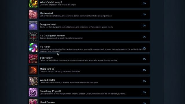 Terraria 1.3 // ВСЕ ДОСТИЖЕНИЯ СТИМ смотреть онлайн
