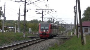 Рельсовый автобус РА2-022 на станции Новомосковск- 1.