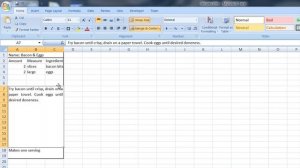 How to Create a Recipe Template in Word & Excel : Computer Tips