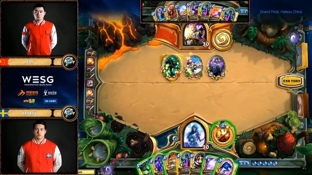 Fluffy vs Han, WESG 2017 Grand Final Hearthstone смотреть онлайн