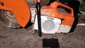 How to start a stihl ts400 disc cutter