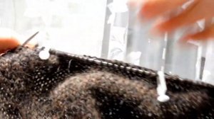 Вязание спицами  Простой берет  Легко связать для начинающих