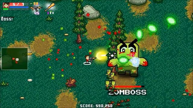 Zombie Party - Retro Arcade Indie Game - Build 13 - PC HD - STEAM смотреть онлайн